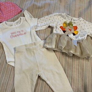 Thanksgiving holiday event bundle for an infant